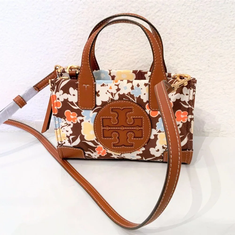 NWT TORY BURCH ELLA PRINTED MICRO REVERIE TOTE - Picture 5 of 7